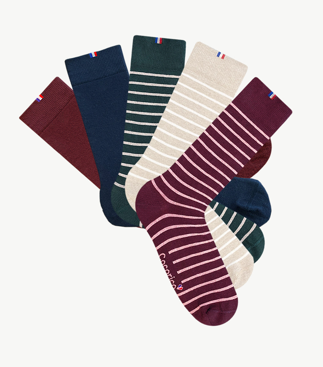 Chaussettes Homme x5 - Pack Iconique