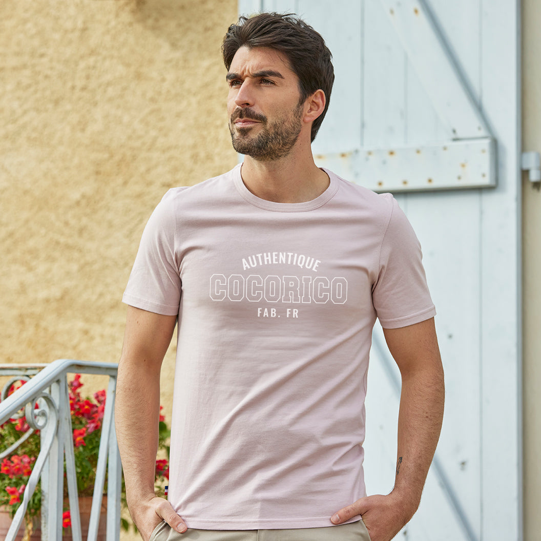 Tee shirt homme fashion rose