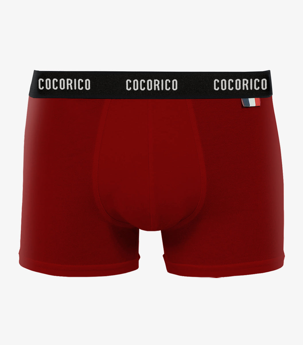 Boxer Homme Signature Rouge - Intemporel