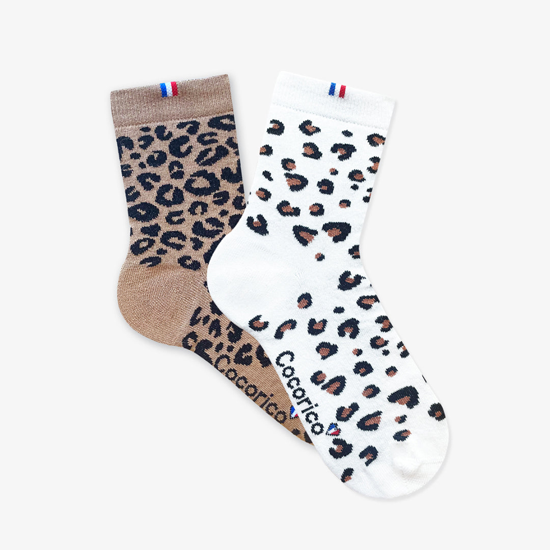 Chaussettes Femme x2 - Le Pack Léopard