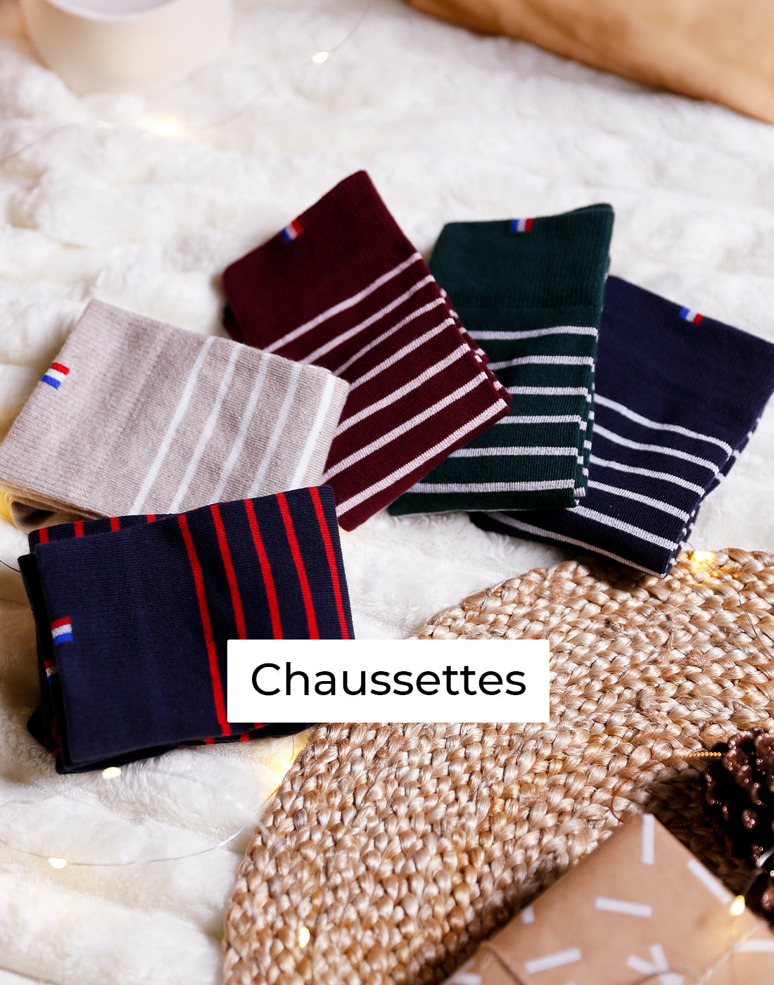 Nos Chaussettes Homme de Noël Made in France