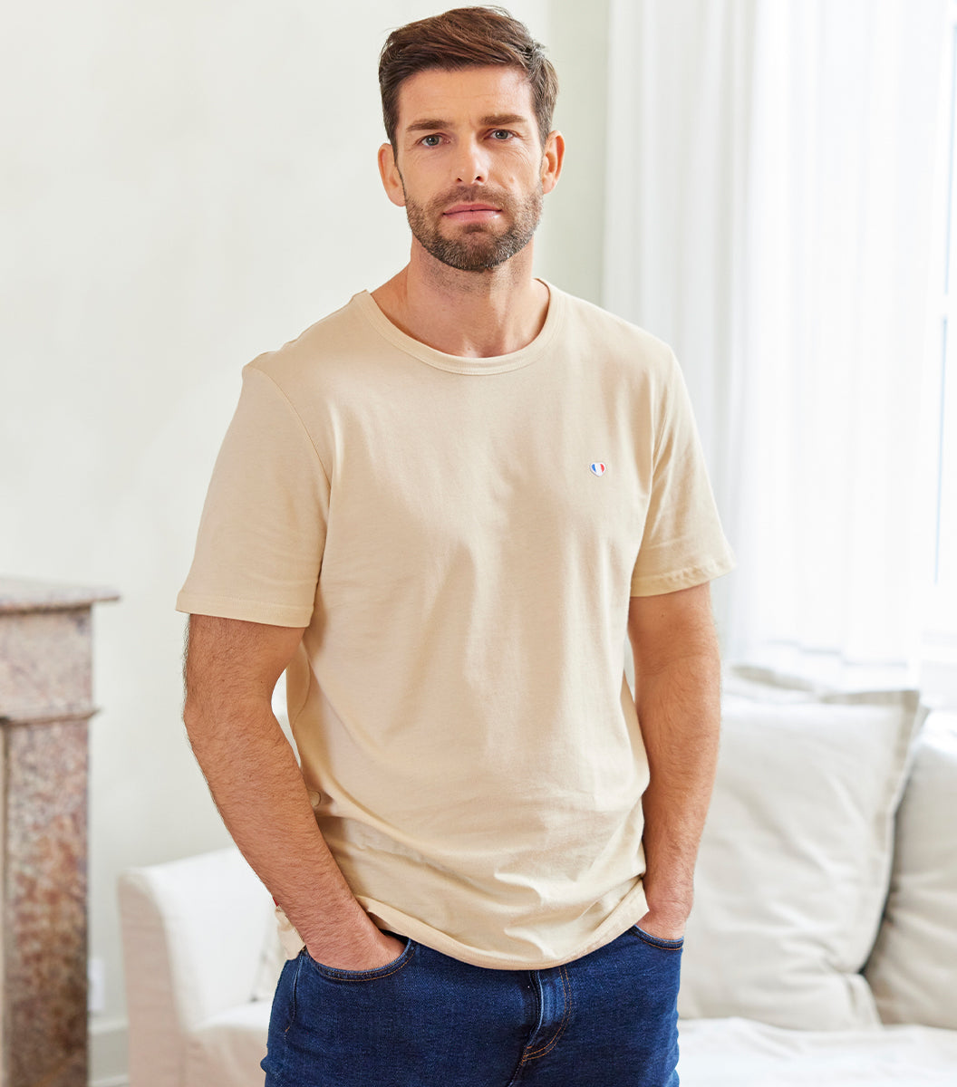 T-shirt Homme Sable - L'iconique