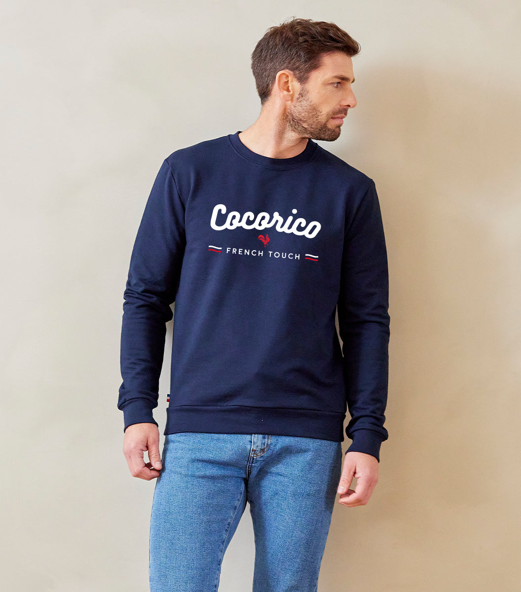 Sweat Homme Marine - French Touch