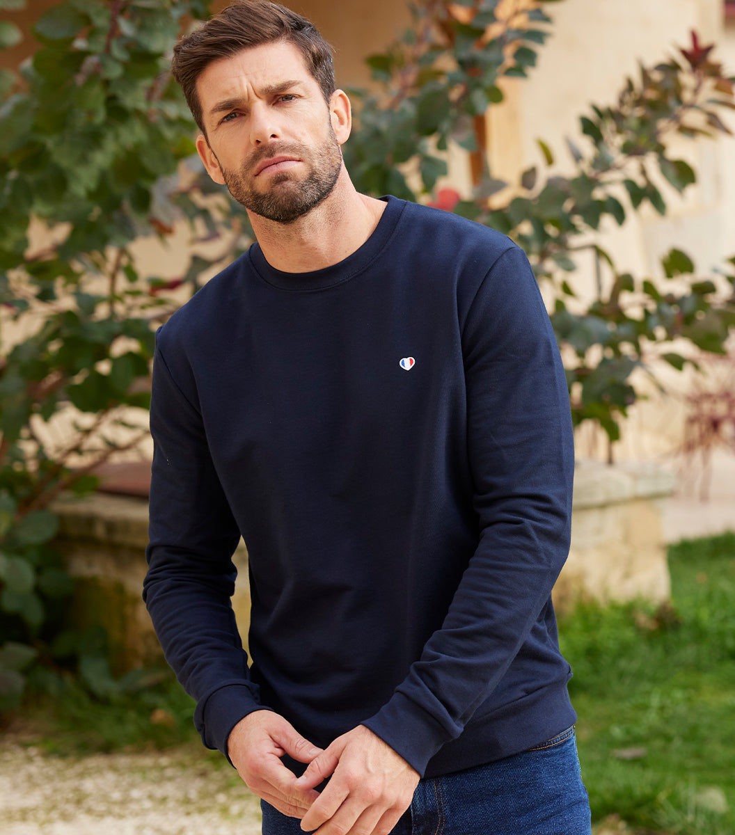 Sweat Homme Marine - Iconique