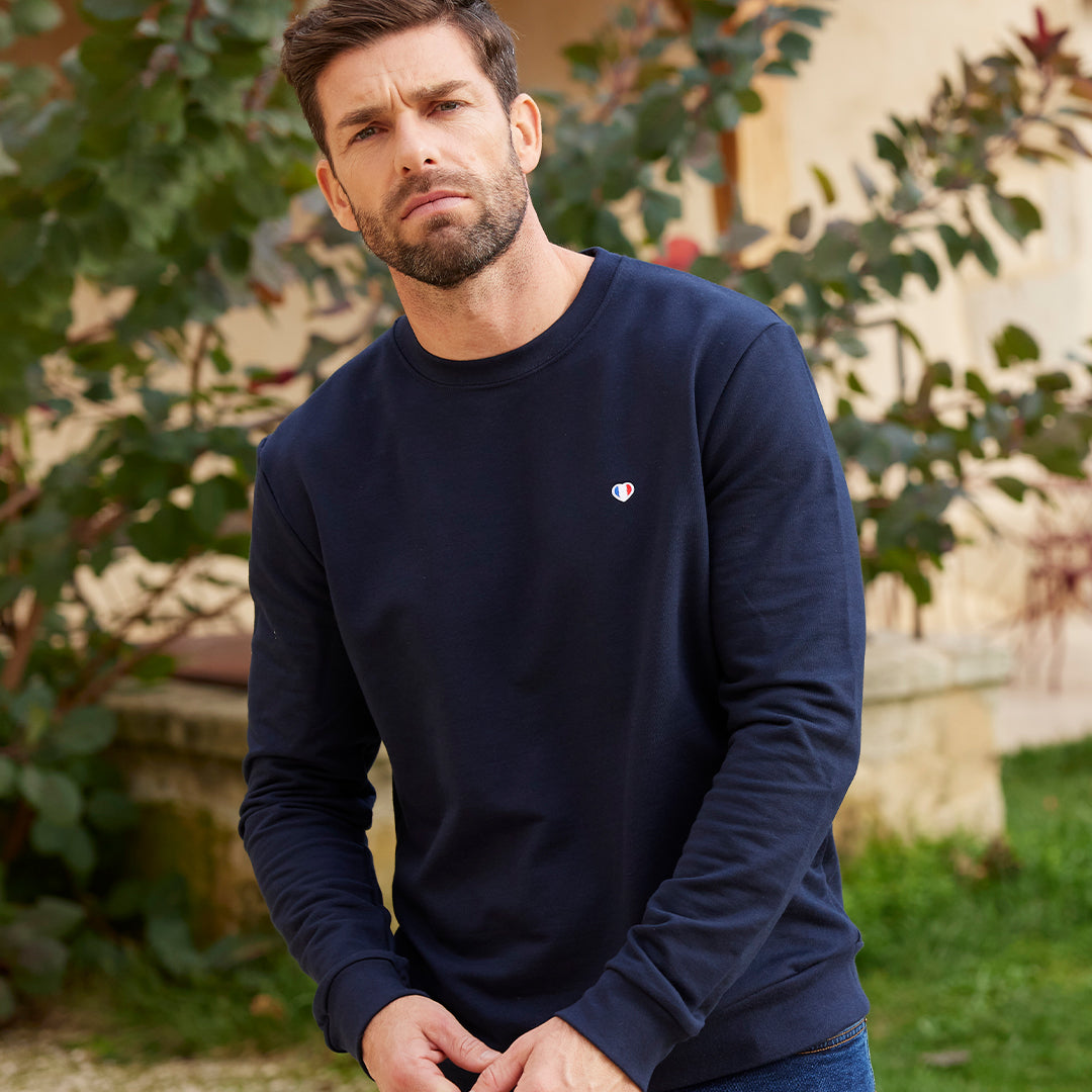 Sweat Homme Marine - Iconique