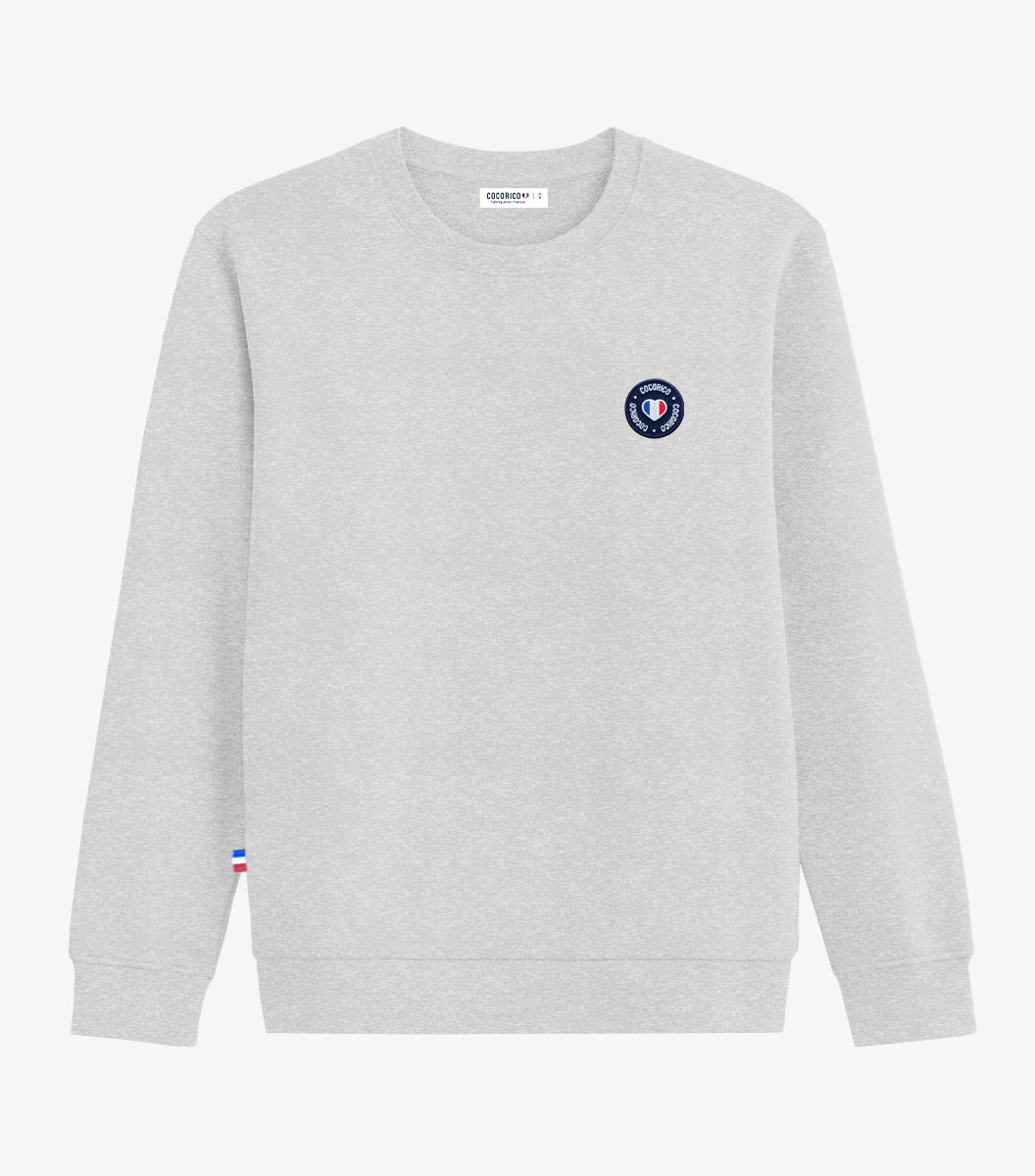 Sweat Homme Gris - Le Blason