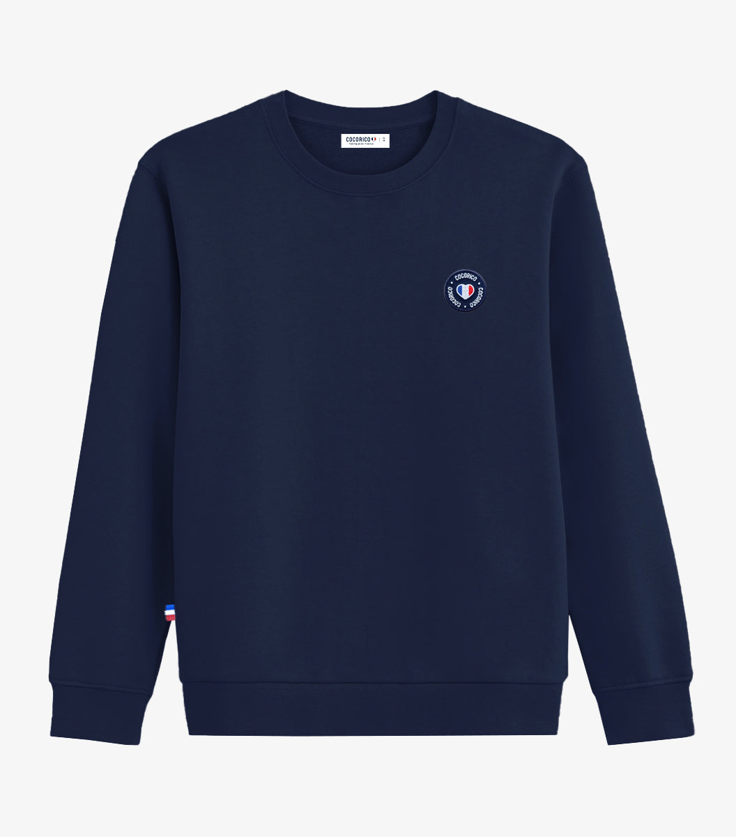 Sweat Homme Marine - Le Blason