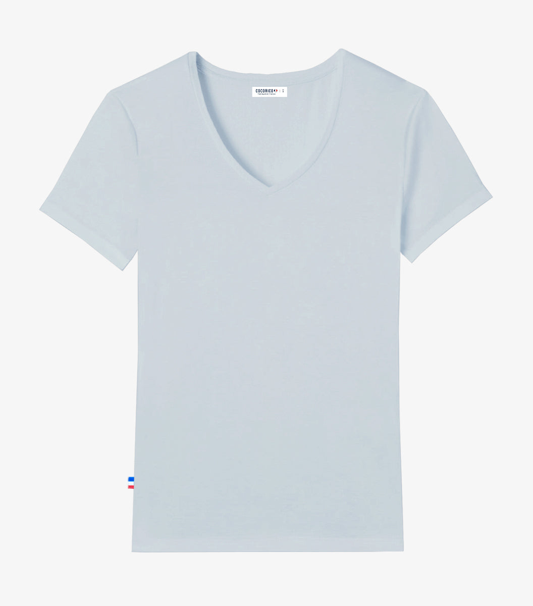 Tee shirt bleu ciel femme online