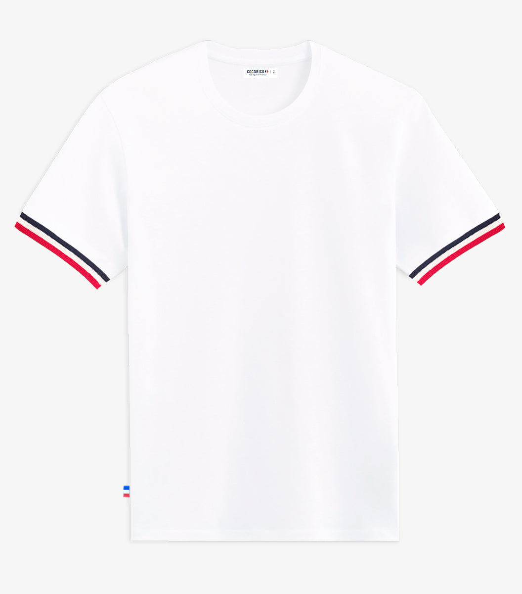 T-shirt Homme Supporter Blanc - Intemporel