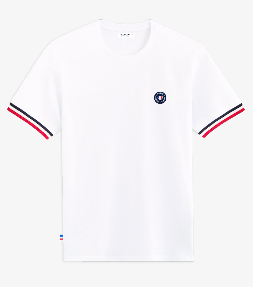 T-shirt Homme Supporter Blanc - Le Blason