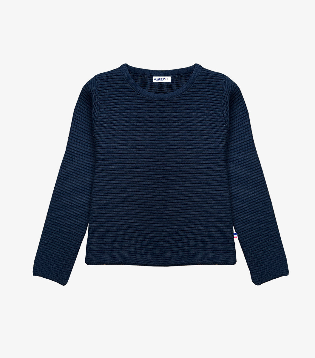 Pull Femme Laine Marine - Melody