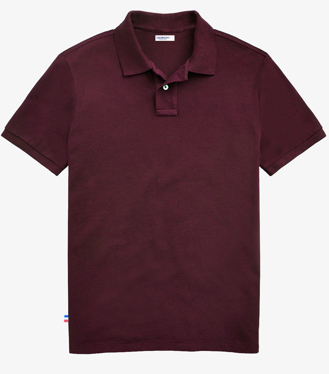 Polo bordeaux homme sale