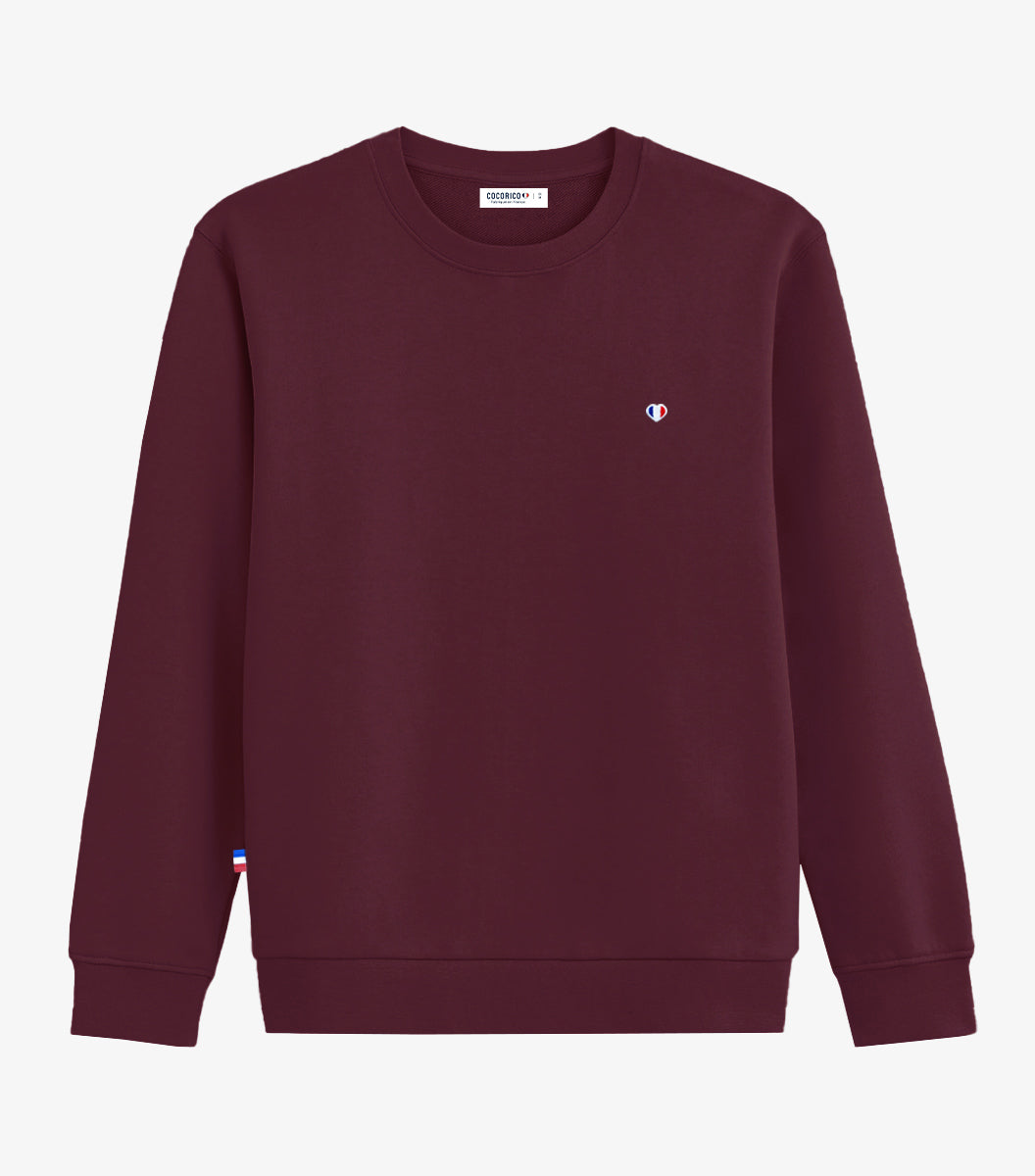 Sweat Homme Bordeaux - L'Iconique