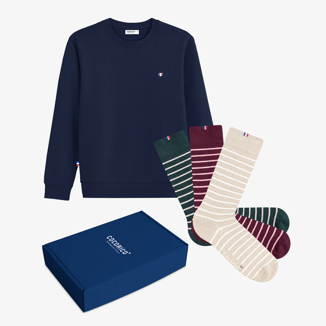 Coffret de Noël Homme - Sweat Chaussettes