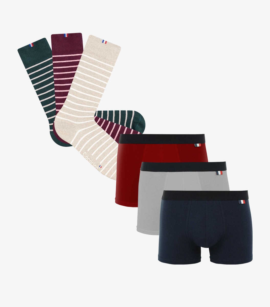 Coffret de Noël Homme - Boxers Chaussettes