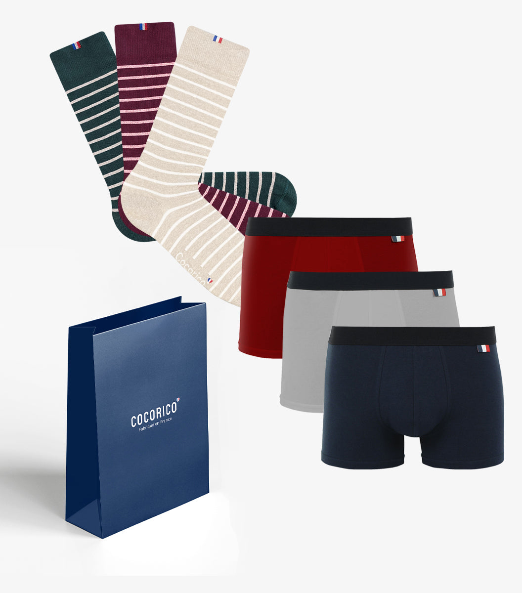 Coffret de Noël Homme - Boxers Chaussettes