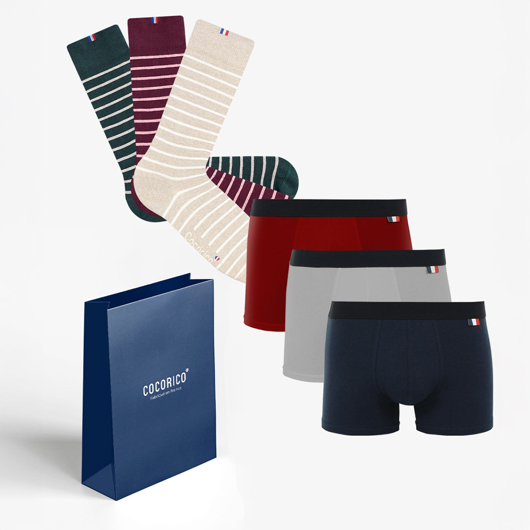 Coffret de Noël Homme - Boxers Chaussettes