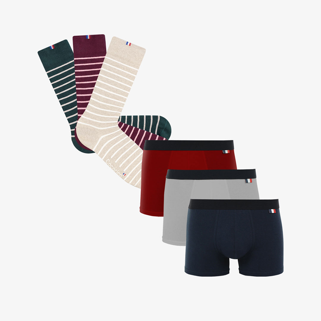 Coffret de Noël Homme - Boxers Chaussettes