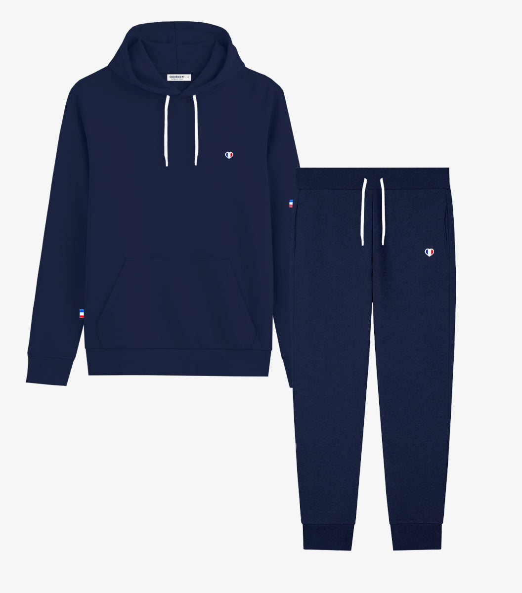 Coffret de Noël Femme - Sweat capuche Jogging Marine