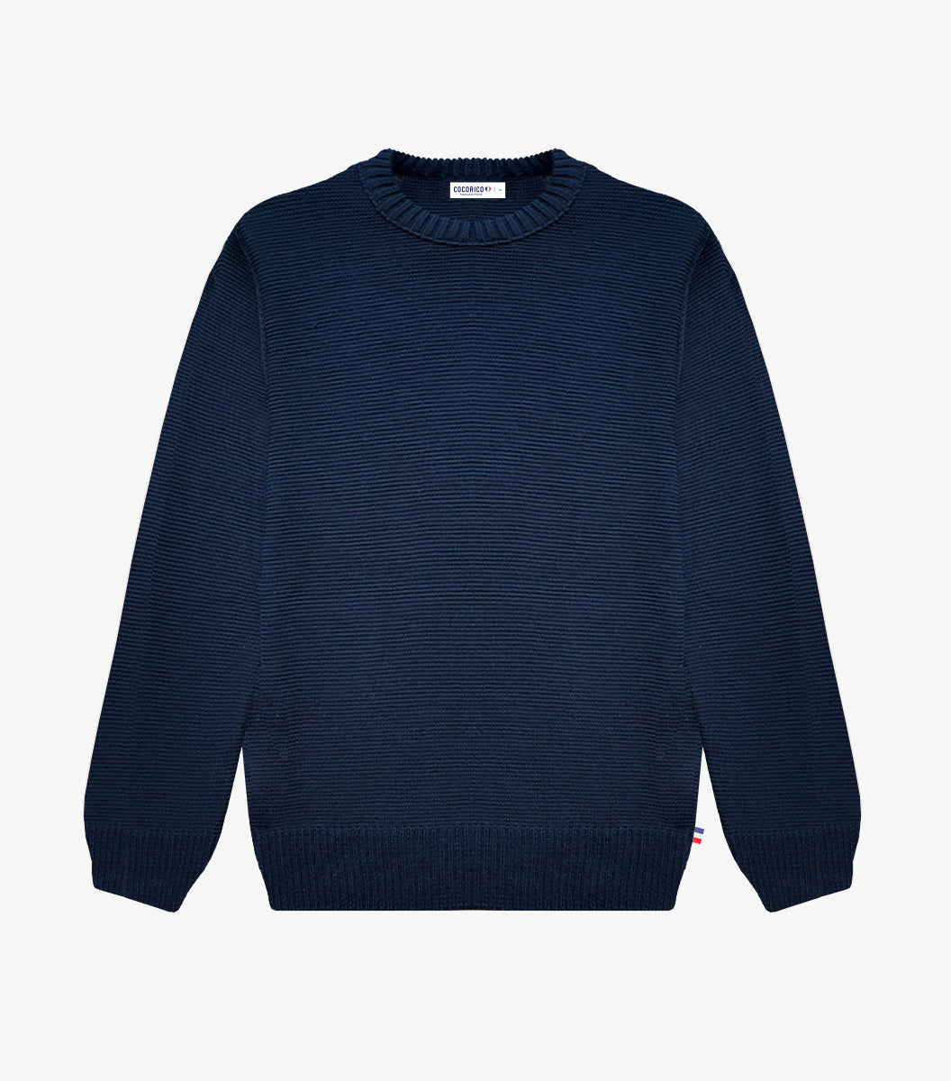 Pull Femme Laine Bleu marine - Julie