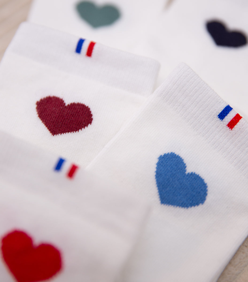 Chaussettes Femme x5 - Pack Grand Cœur