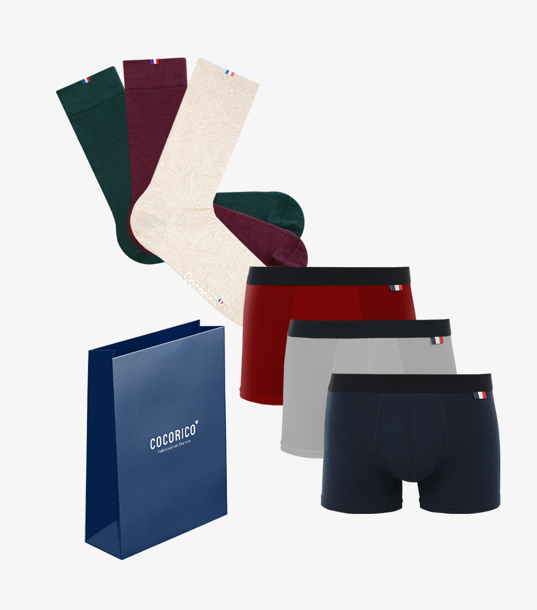 Coffret Cadeau Homme Boxers / Chaussettes