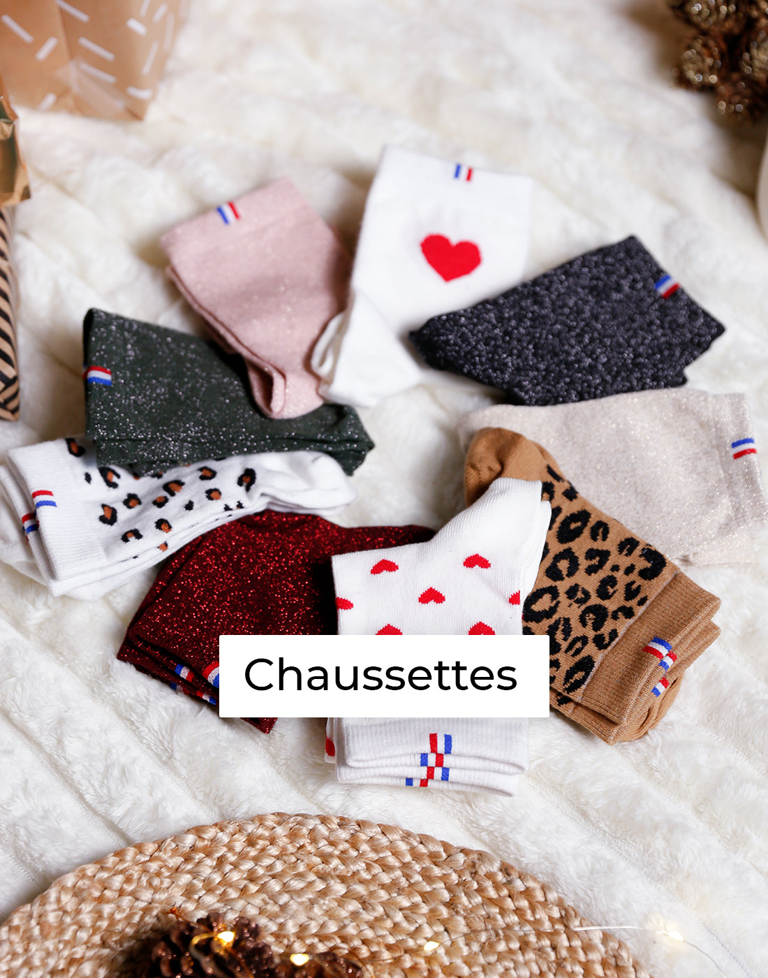 Nos Chaussettes Femme de Noël