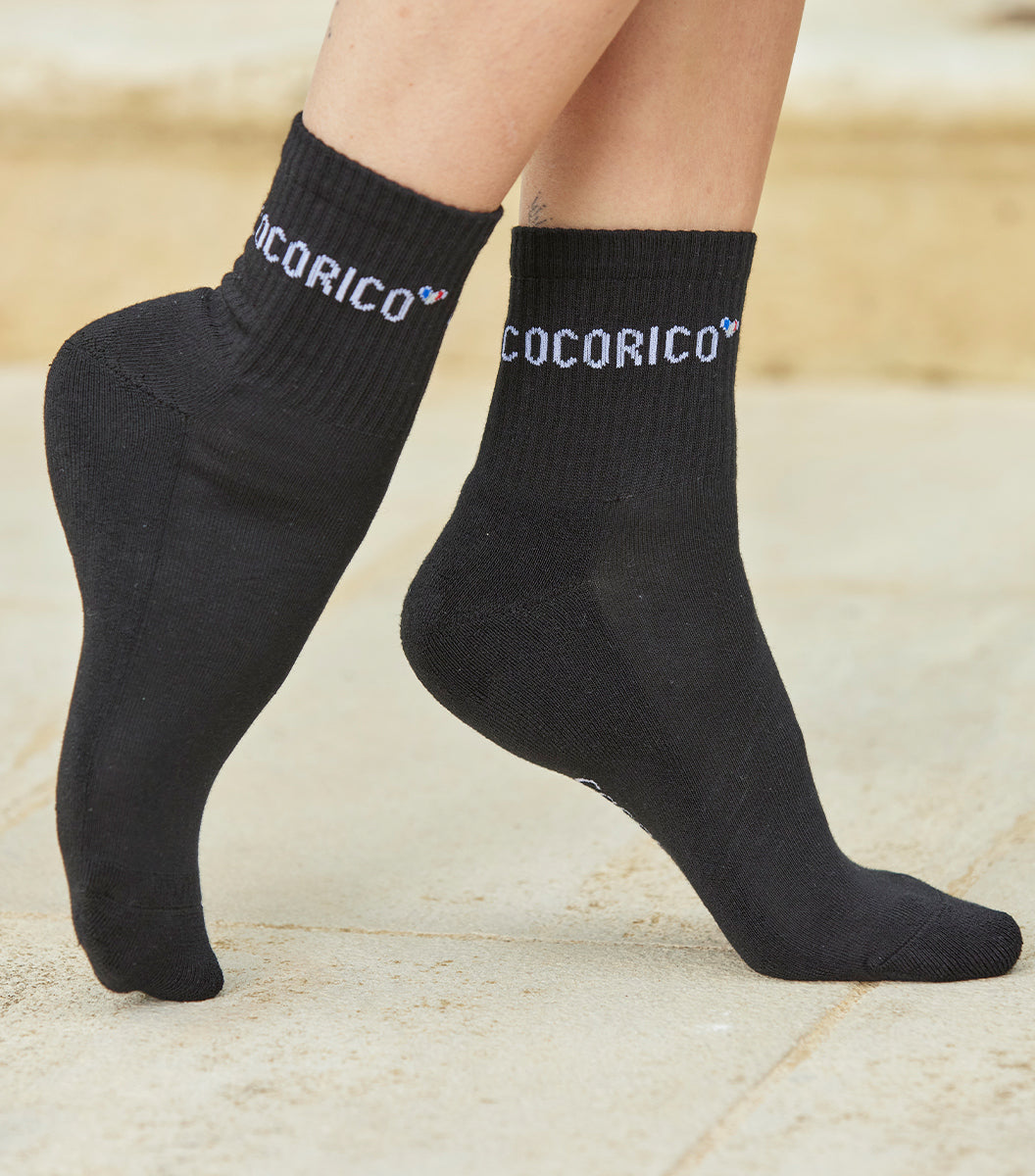 Chaussettes Femme Sport Noir - Cocorico