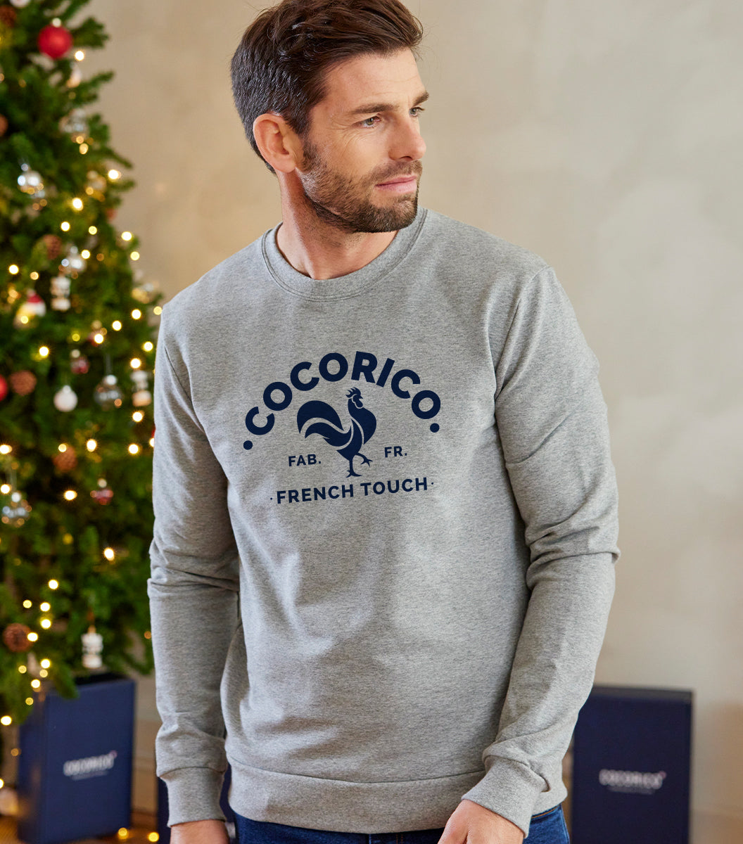 Sweat Homme Gris - Coq Français