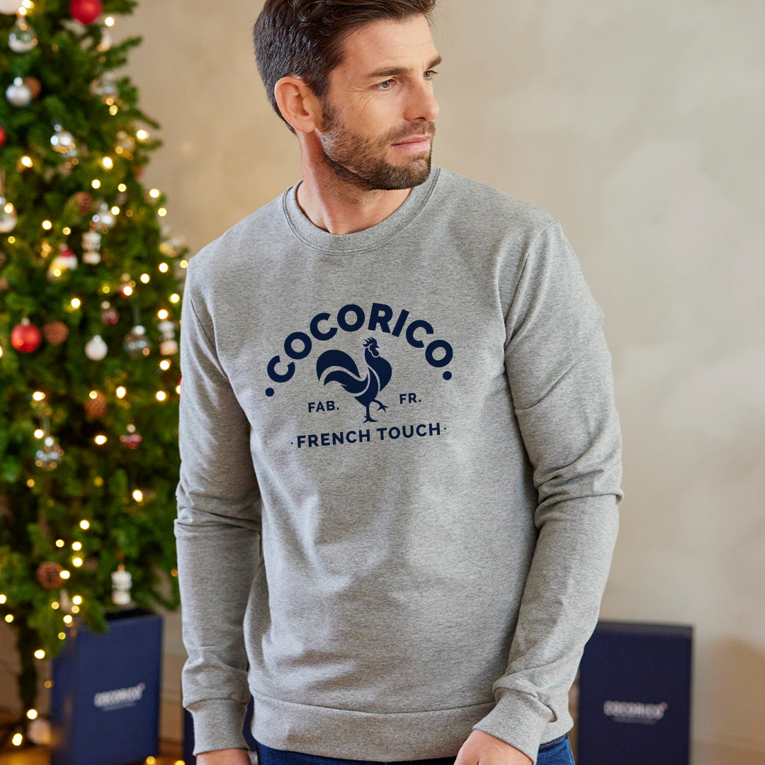 Sweat Homme Gris - Coq Français