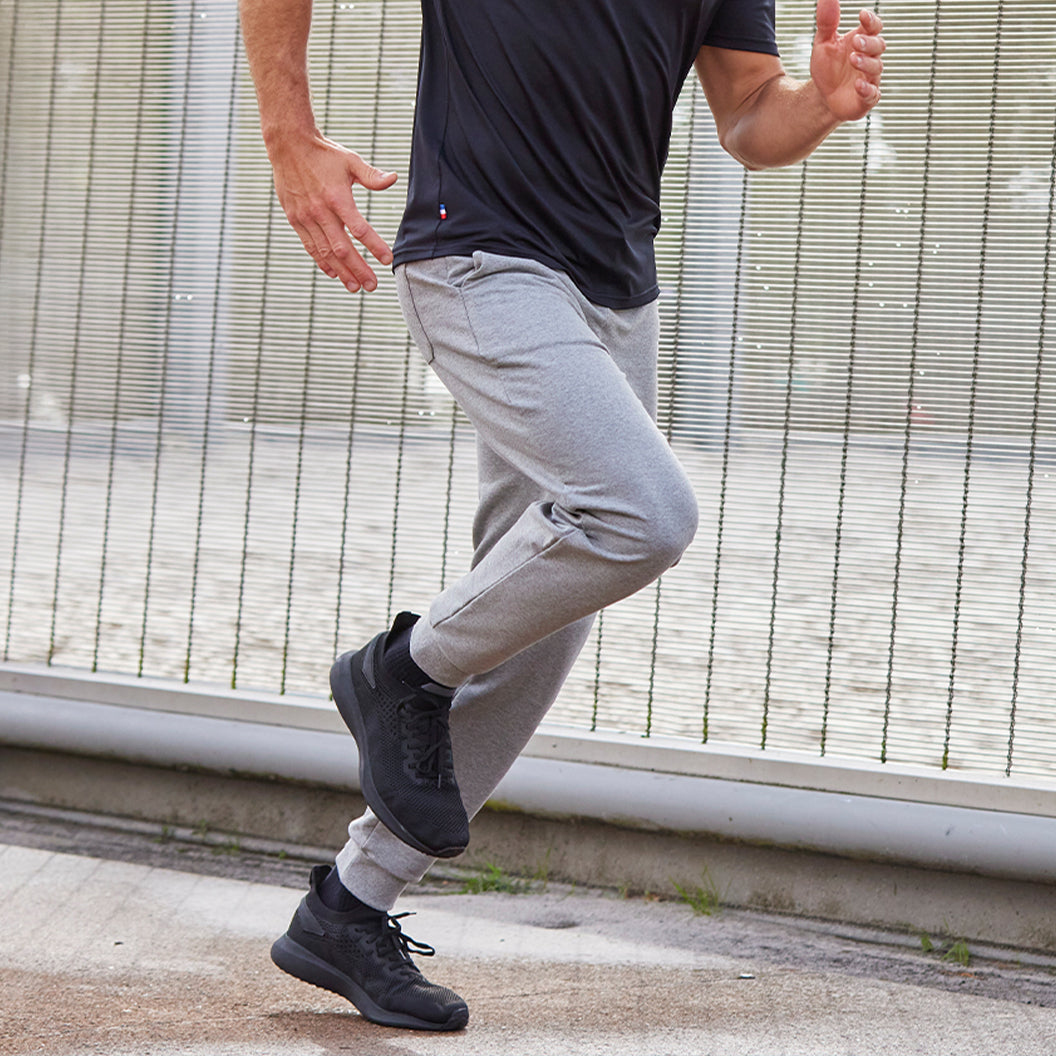 Jogging Homme Gris Chiné - Intemporel