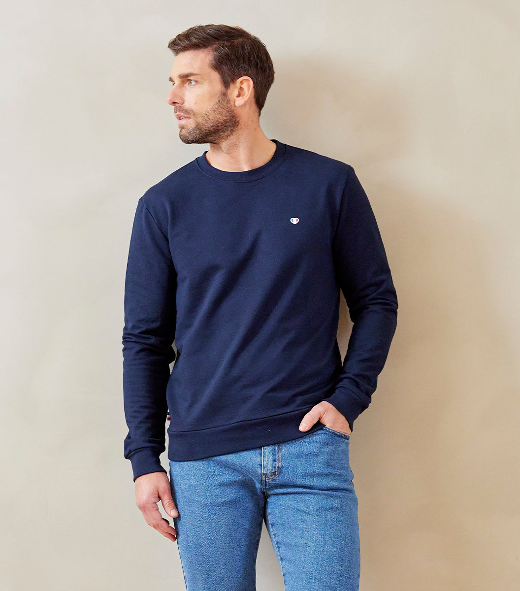 Sweat Homme Marine - Iconique