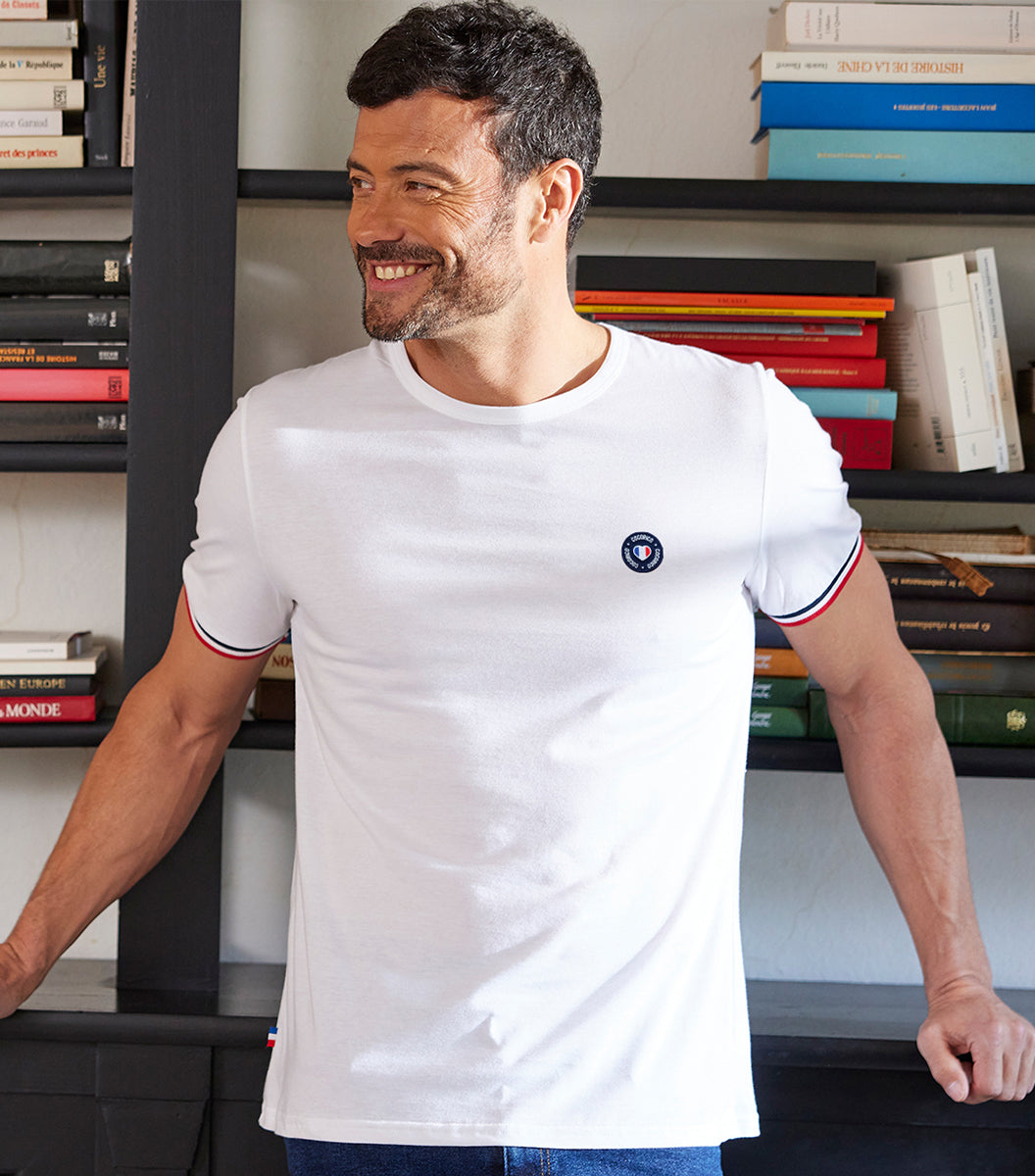 T-shirt Homme Supporter Blanc - Le Blason