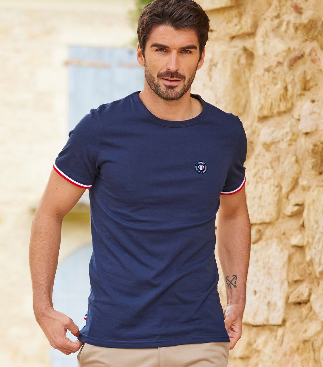 T-shirt Homme Supporter Marine - Le Blason