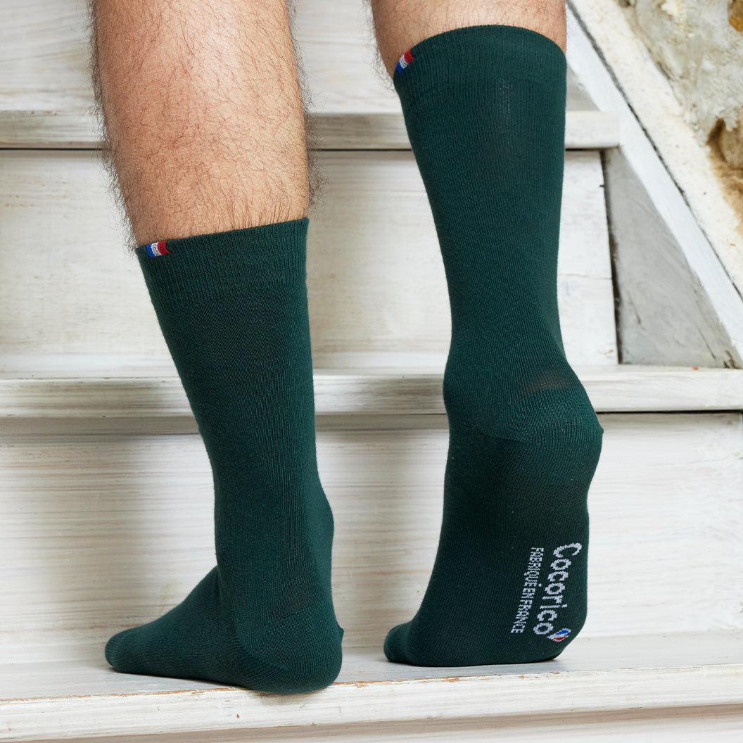 Chaussettes Homme Verte